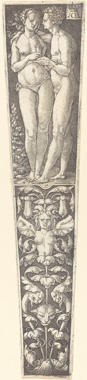 Prydnad med nakna par, 1532. av Heinrich Aldegrever