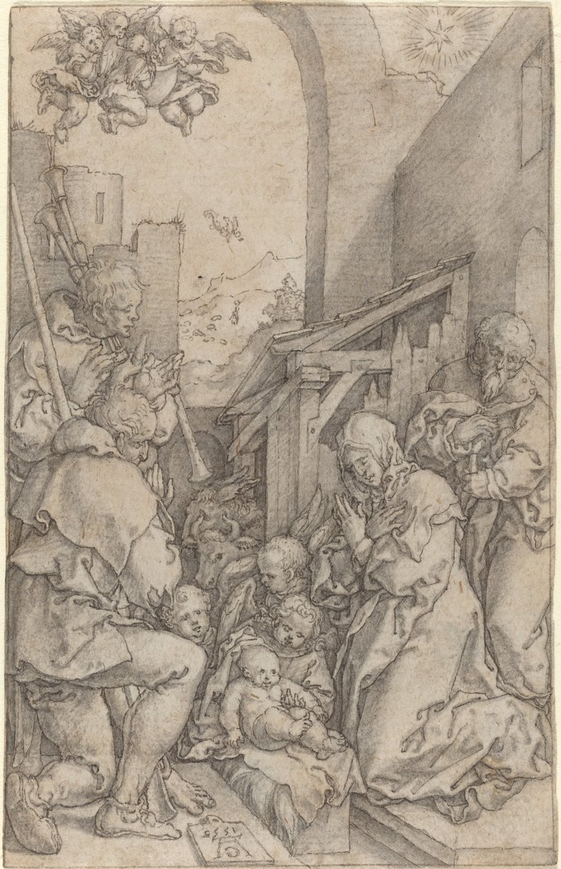 Födelsekyrkan, 1552. av Heinrich Aldegrever