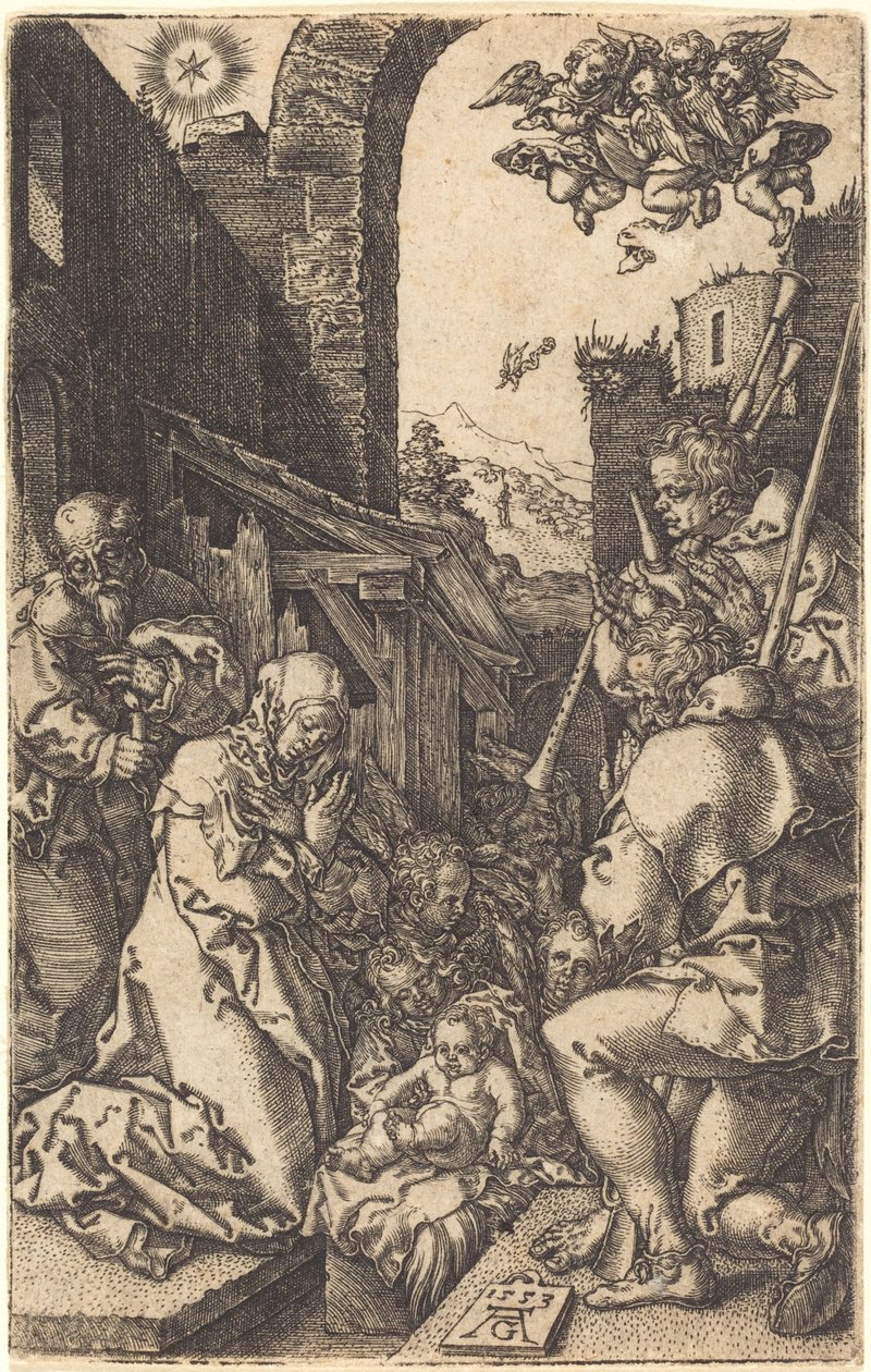 Födelsekyrkan, 1553. av Heinrich Aldegrever
