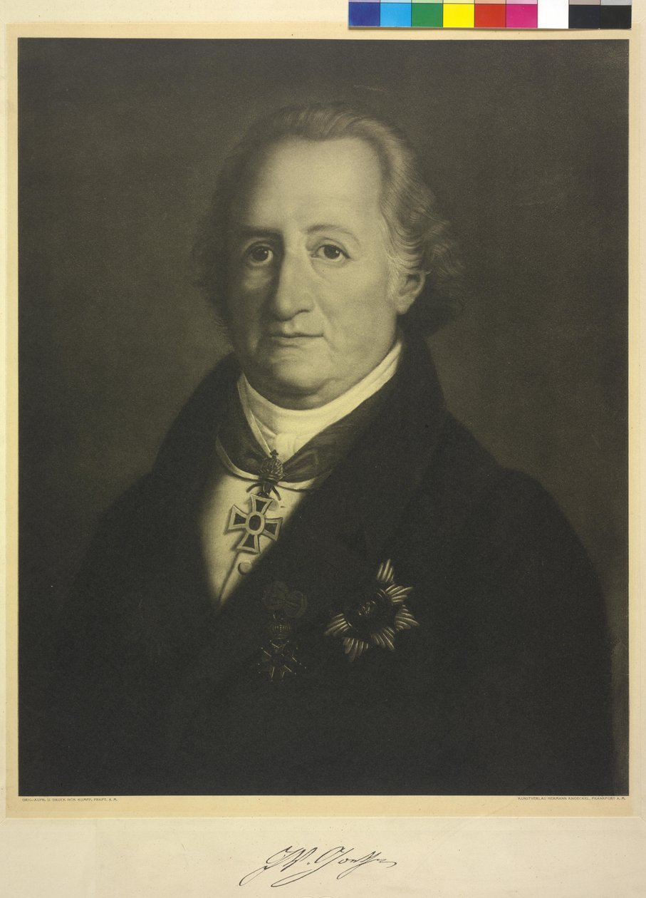 Johann Wolfgang von Goethe av Heinrich Christoph Kolbe