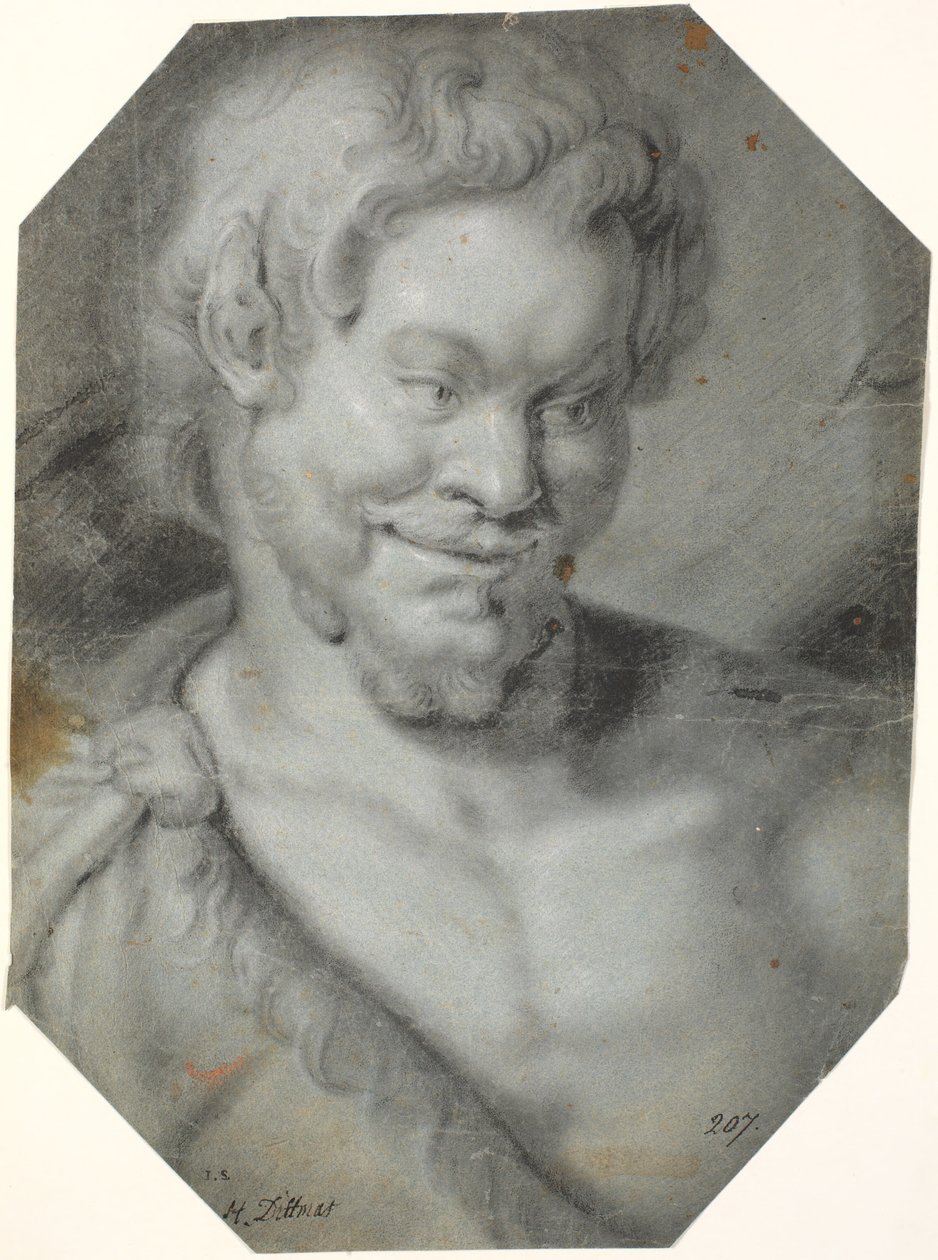 Byst av en faun av Heinrich Dittmers