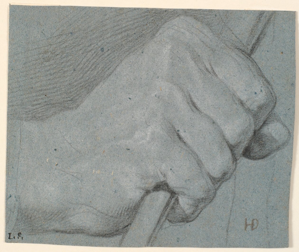 Studie av hand, bunden runt en pinne av Heinrich Dittmers