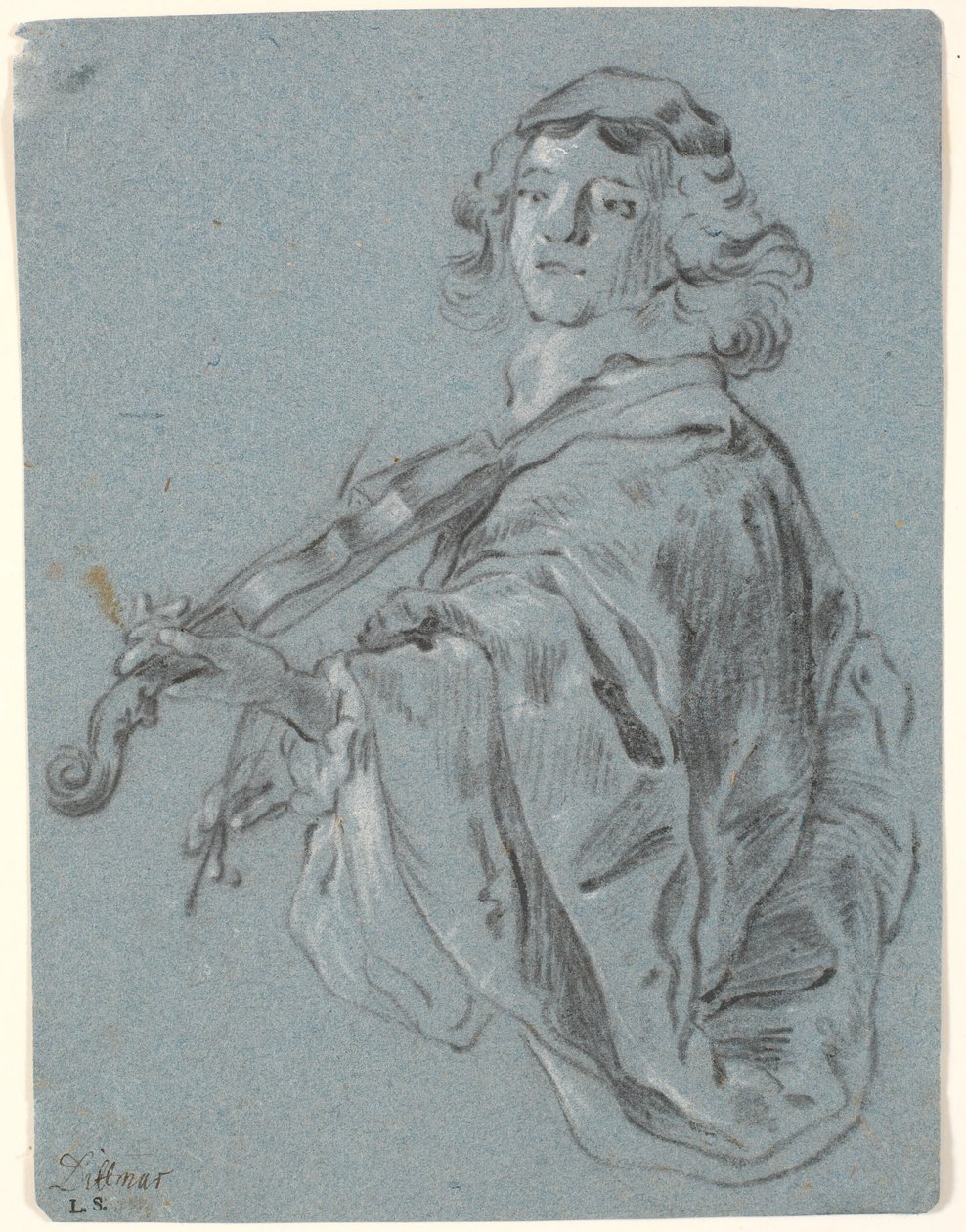Ung violinist av Heinrich Dittmers