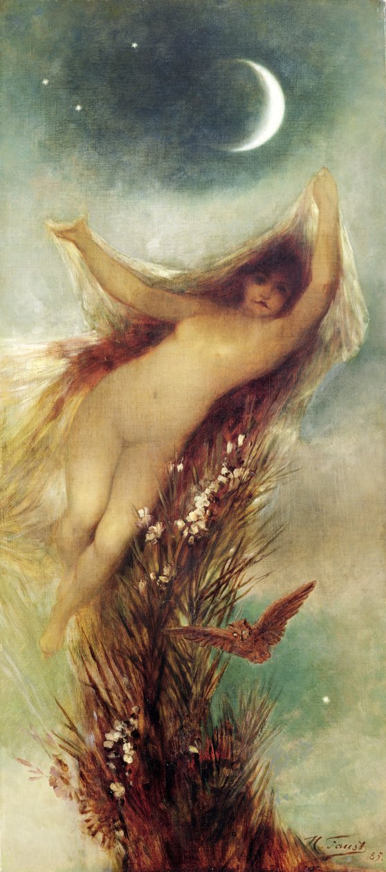 Natt, 1885 av Heinrich Faust