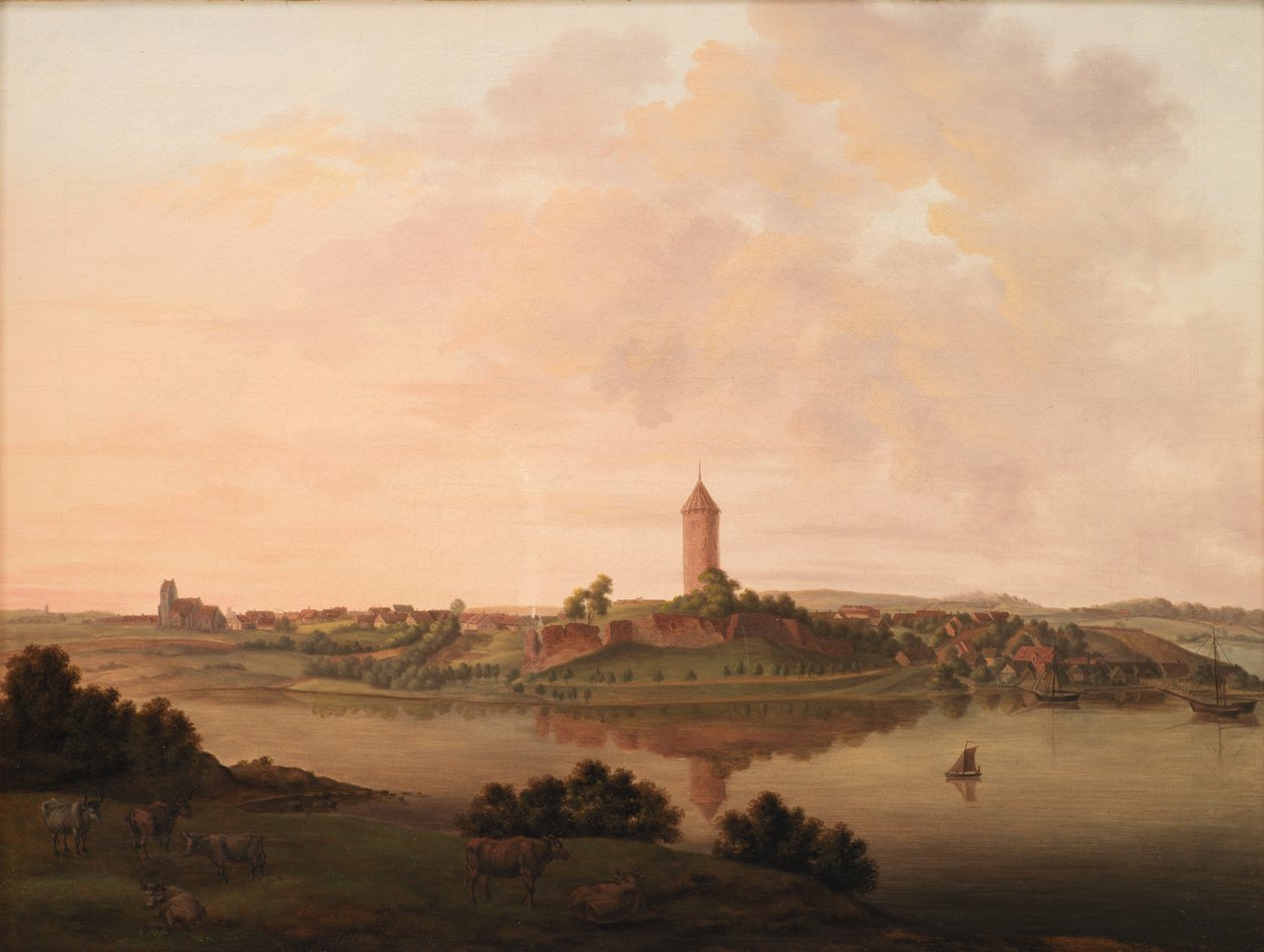 Prospekt av Vordingborg av Heinrich Grosch