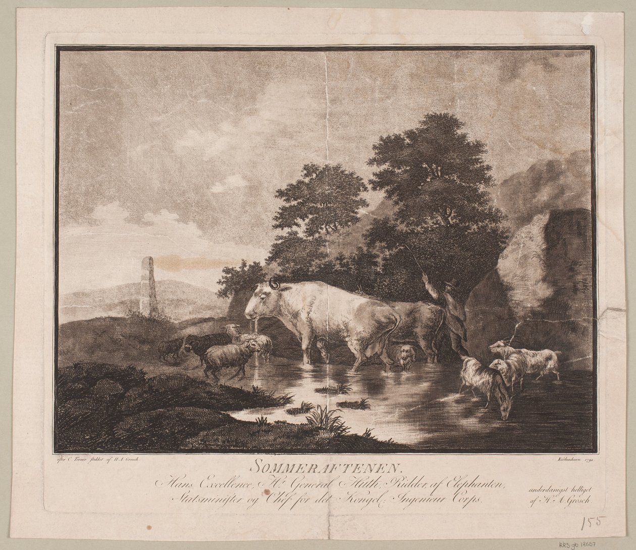 Sommarkvällen av Heinrich Grosch