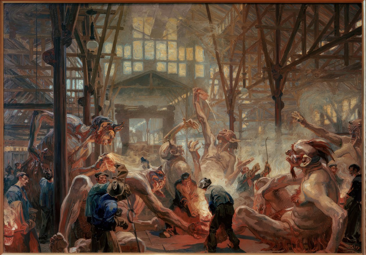 Krupp-djävlarna av Heinrich Kley