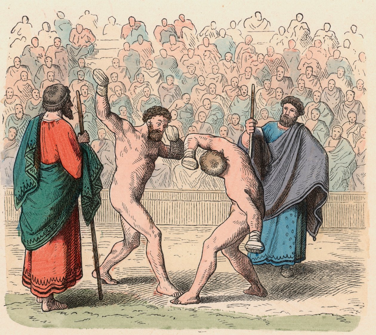 Antikens Grekland: Boxare av Heinrich Leutemann