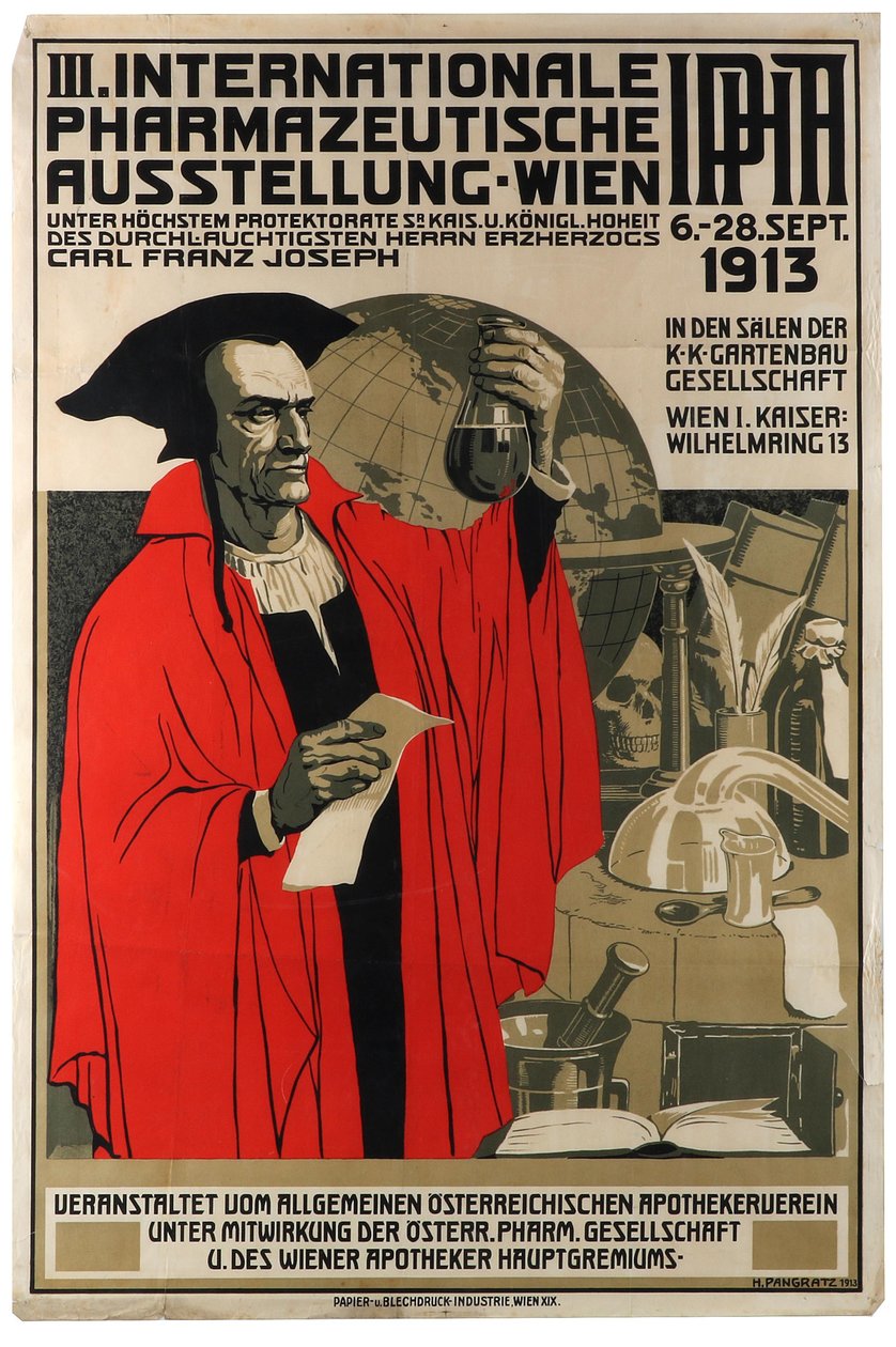 III International Pharmaceutical Exhibition Wien, 1913. av Heinrich Maria Pangratz