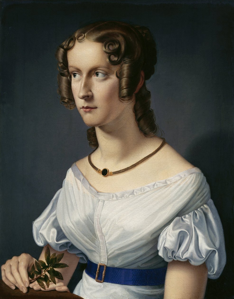 porträtt av en flicka av Heinrich Maria von Hess