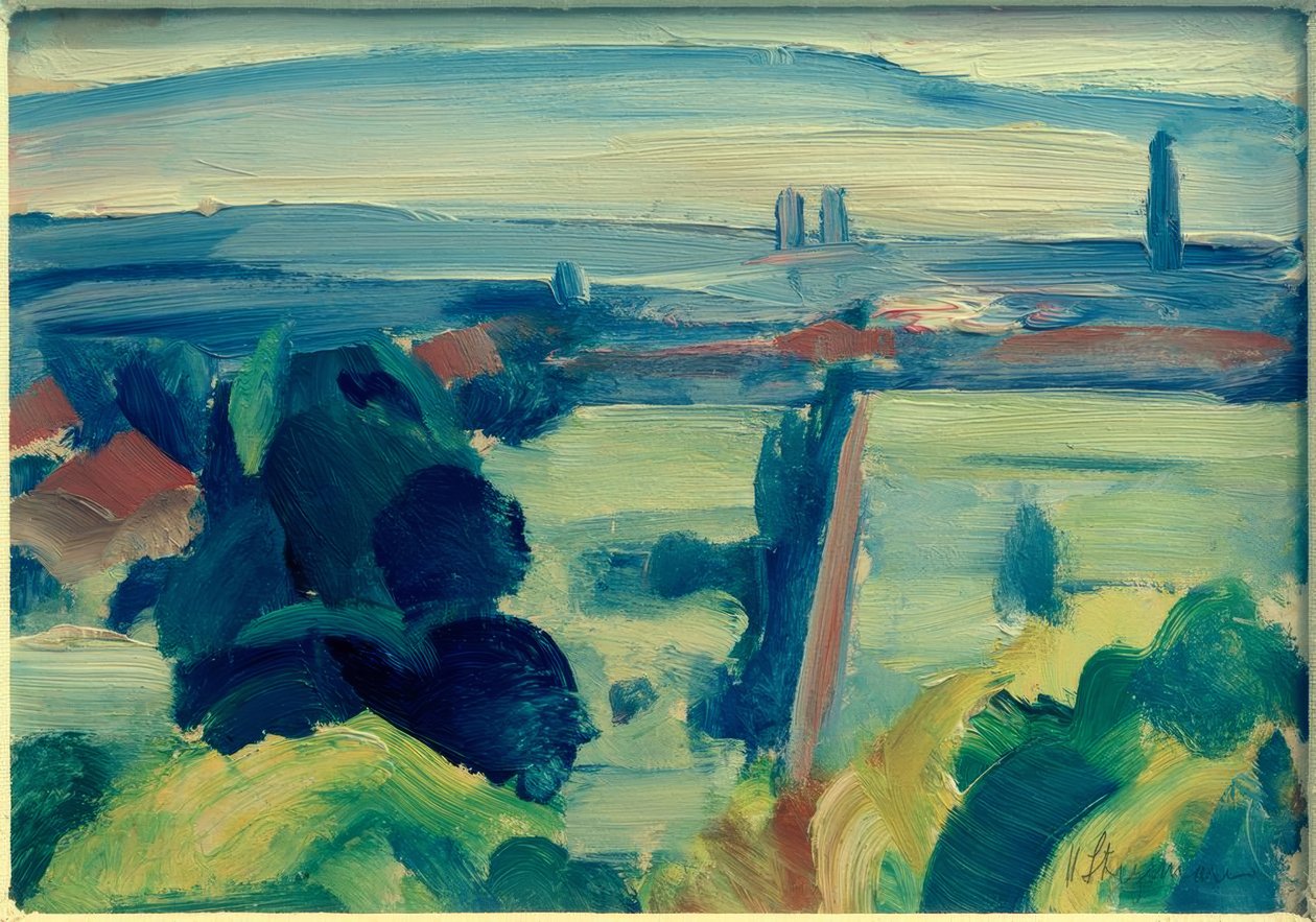 Motiv från Göttingen av Heinrich Stegemann