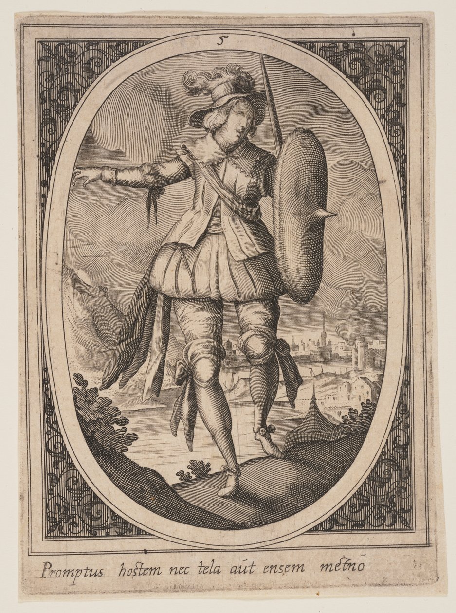 Plansch 5 från Military Figures av Heinrich Ulrich
