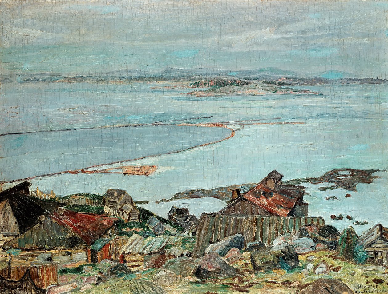 Kandalaksha, 1925. av Heinrich Vogeler