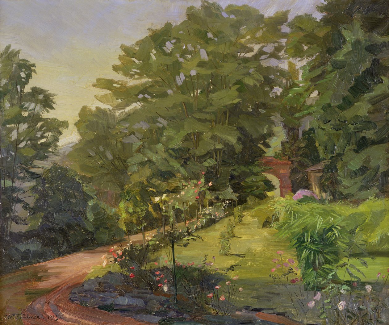 Ros trädgård av Heinrich Wilhelm Truebner