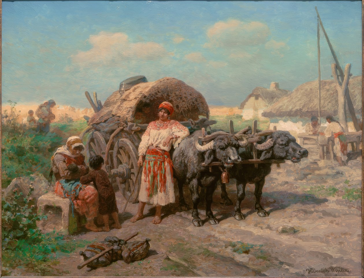 Vilande zigenare av Heinrich Winter