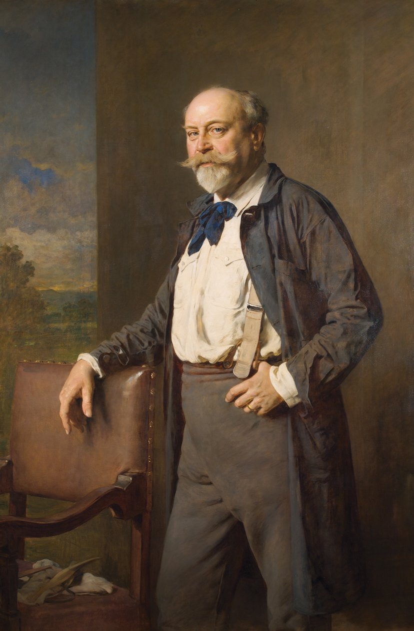 Skulptören Rudolf Weyr av Heinrich von Angeli