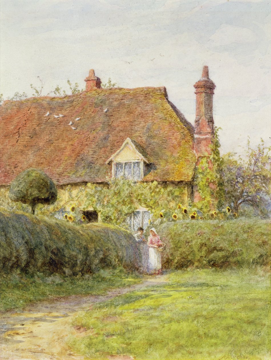 Solrosstuga av Helen Allingham