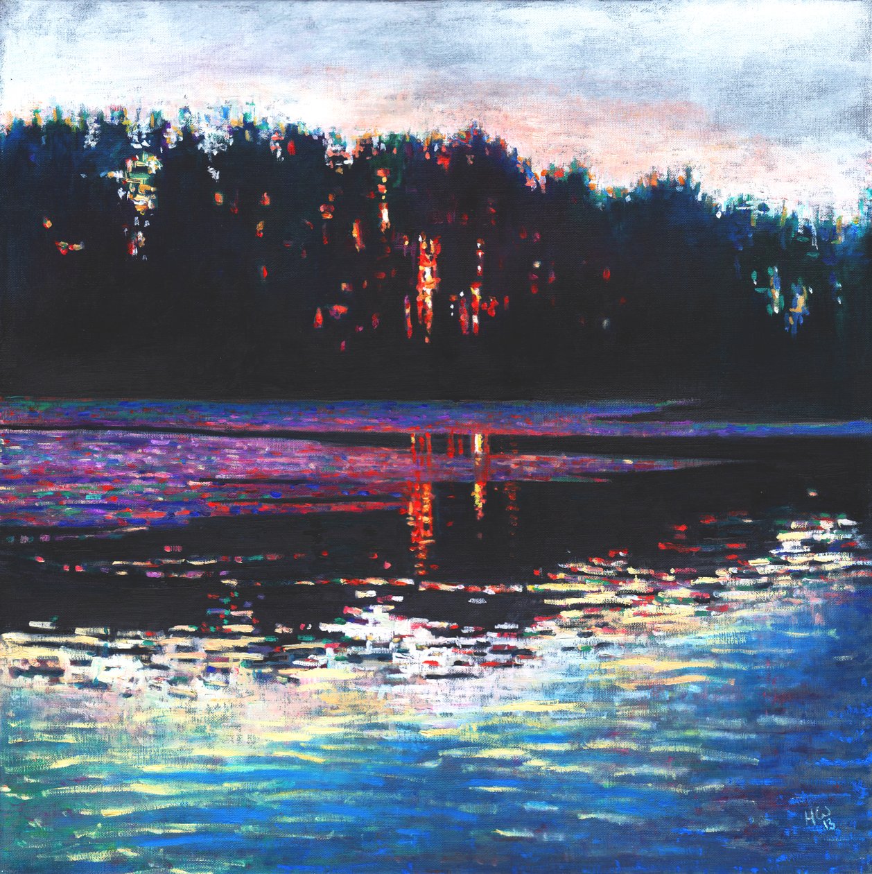Stillhet mitt i, 2013, av Helen White