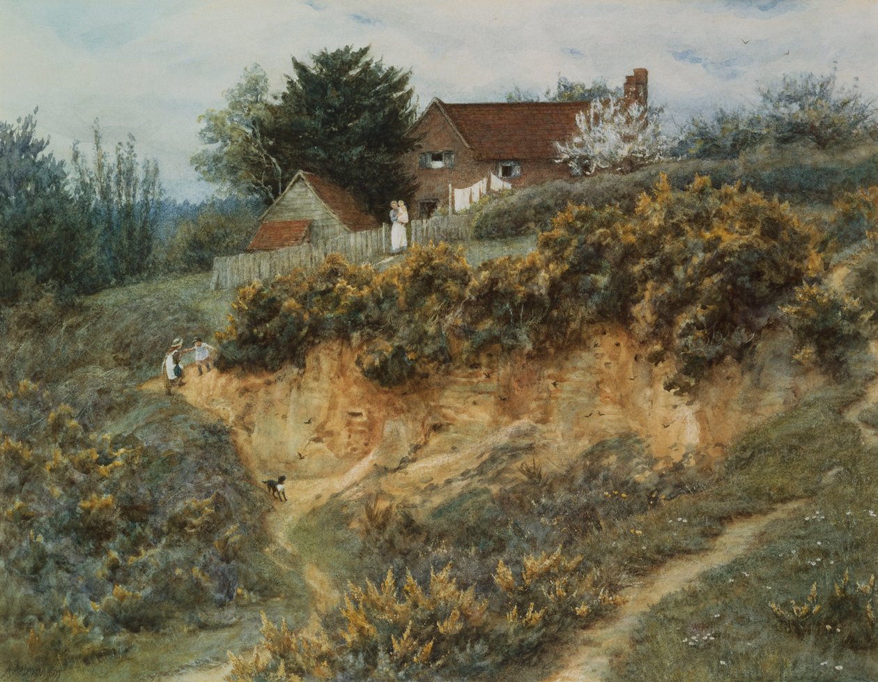 I Sandhills, Witley av Helen Allingham