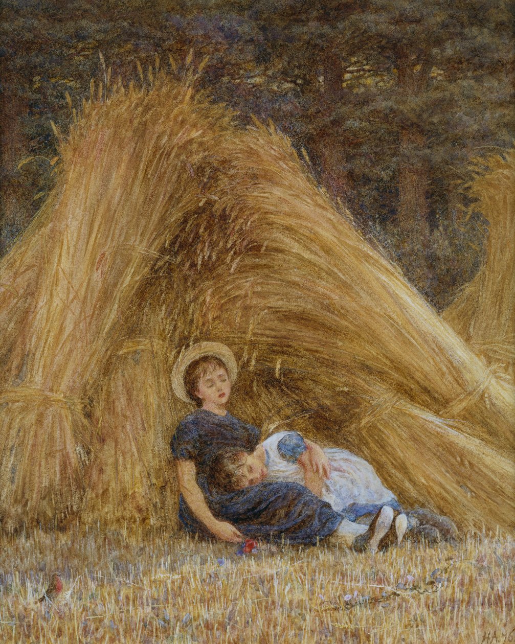 Tidigare arbete (akvarell) av Helen Allingham