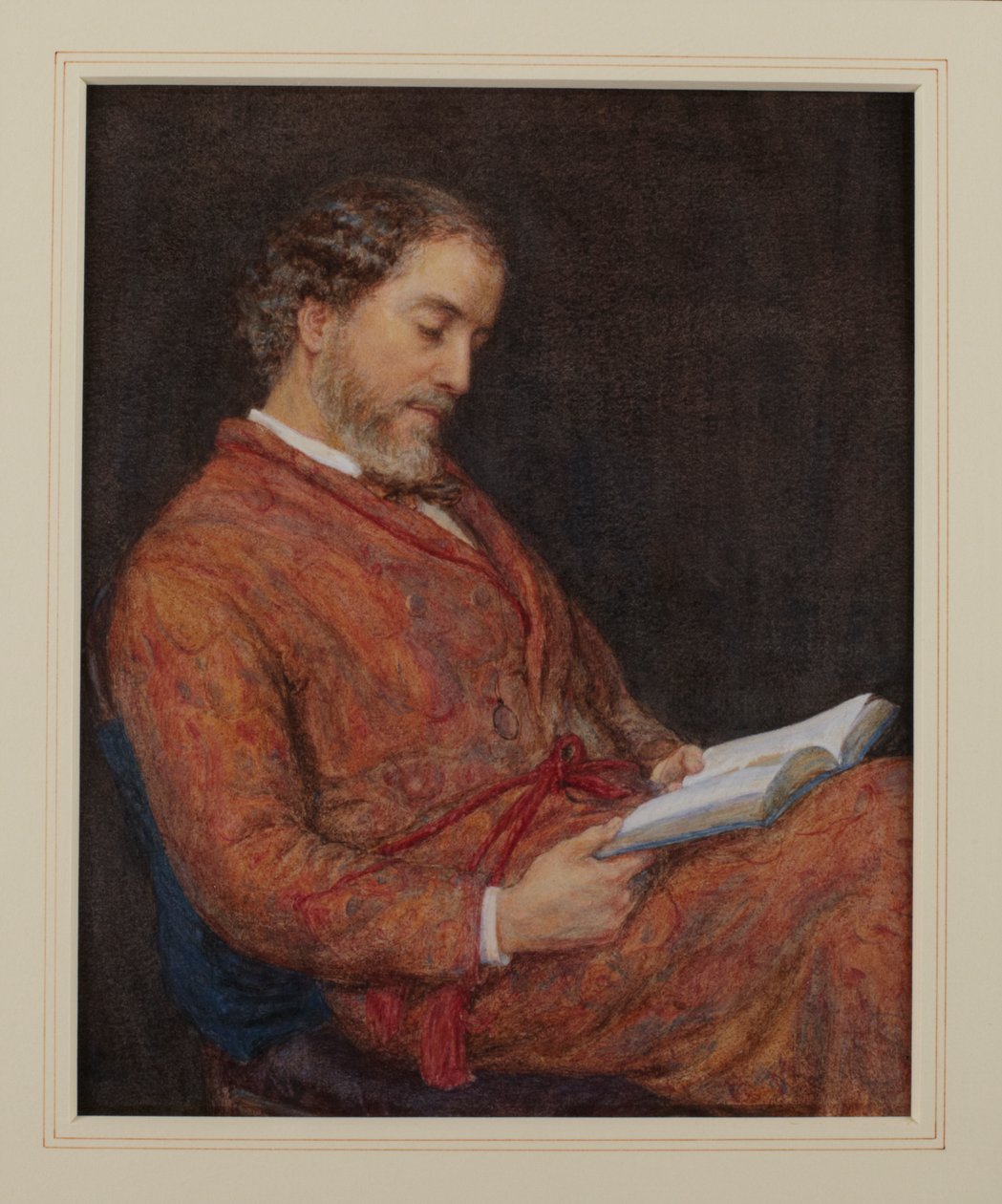 Porträtt av William Allingham av Helen Allingham