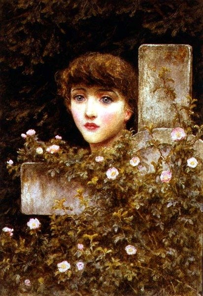 Sorg - En vildros av Helen Allingham