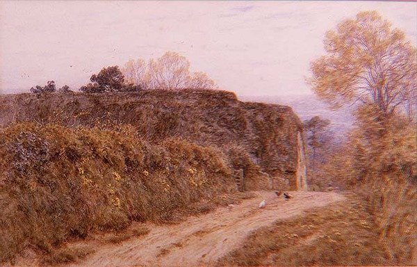 Den gamla ladan, Beaminster, Dorset av Helen Allingham