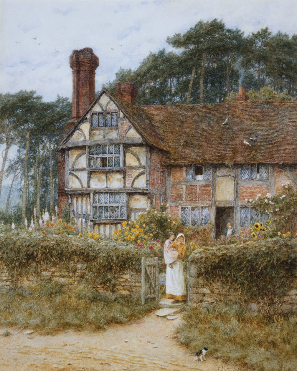 Unstead Farm, Godalming av Helen Allingham