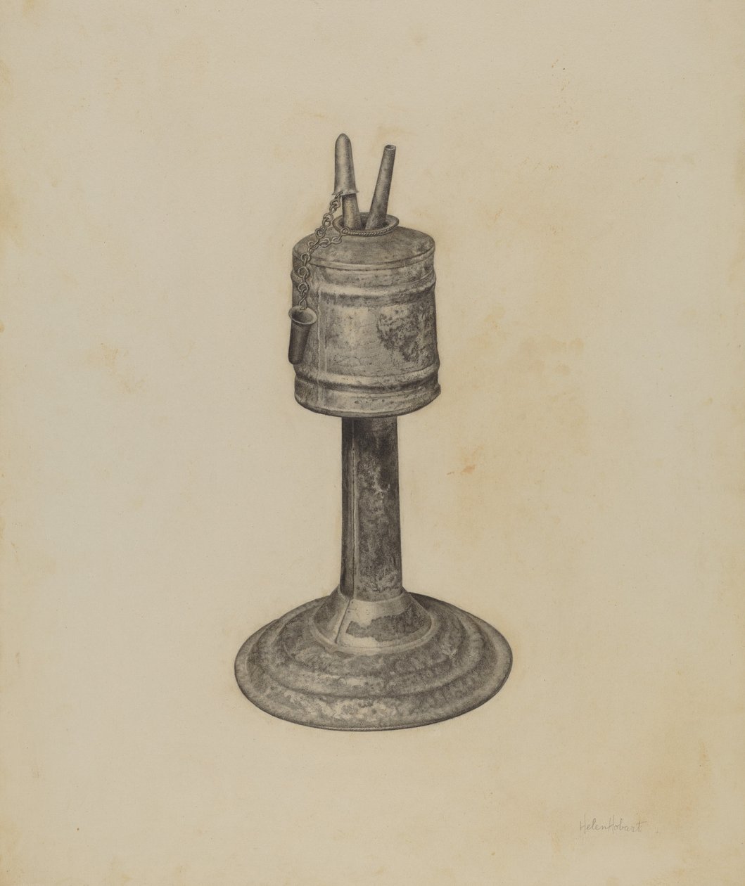 Kamfenlampa av Helen Hobart