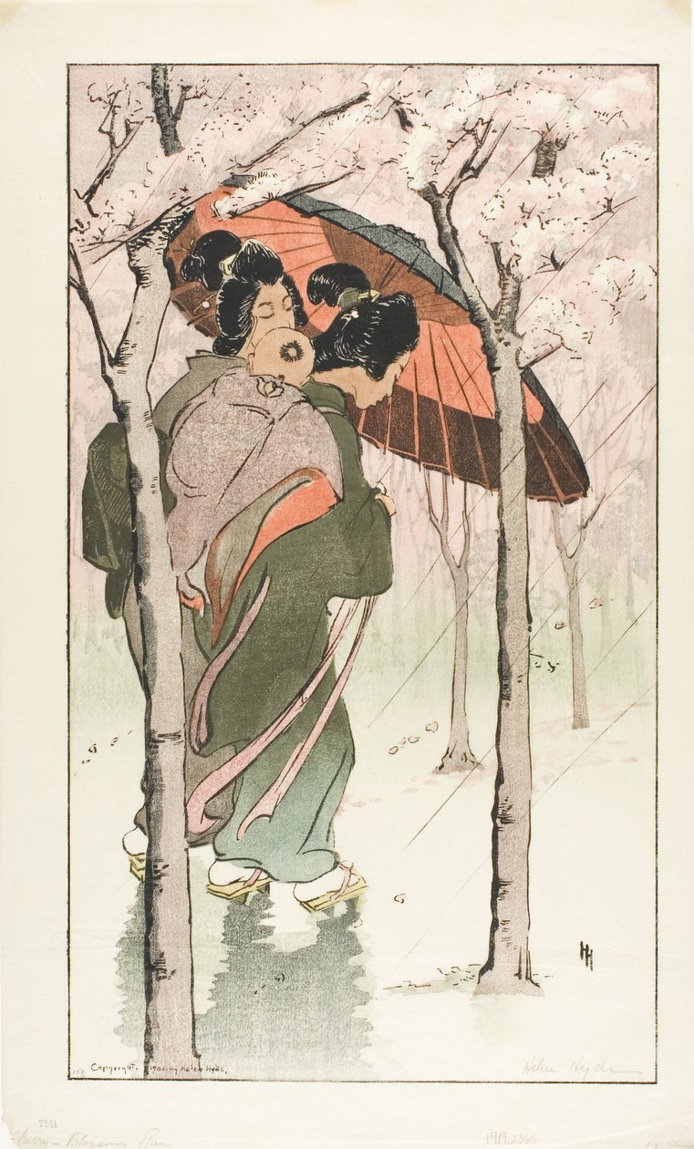 Körsbärsblomningsregn av Helen Hyde