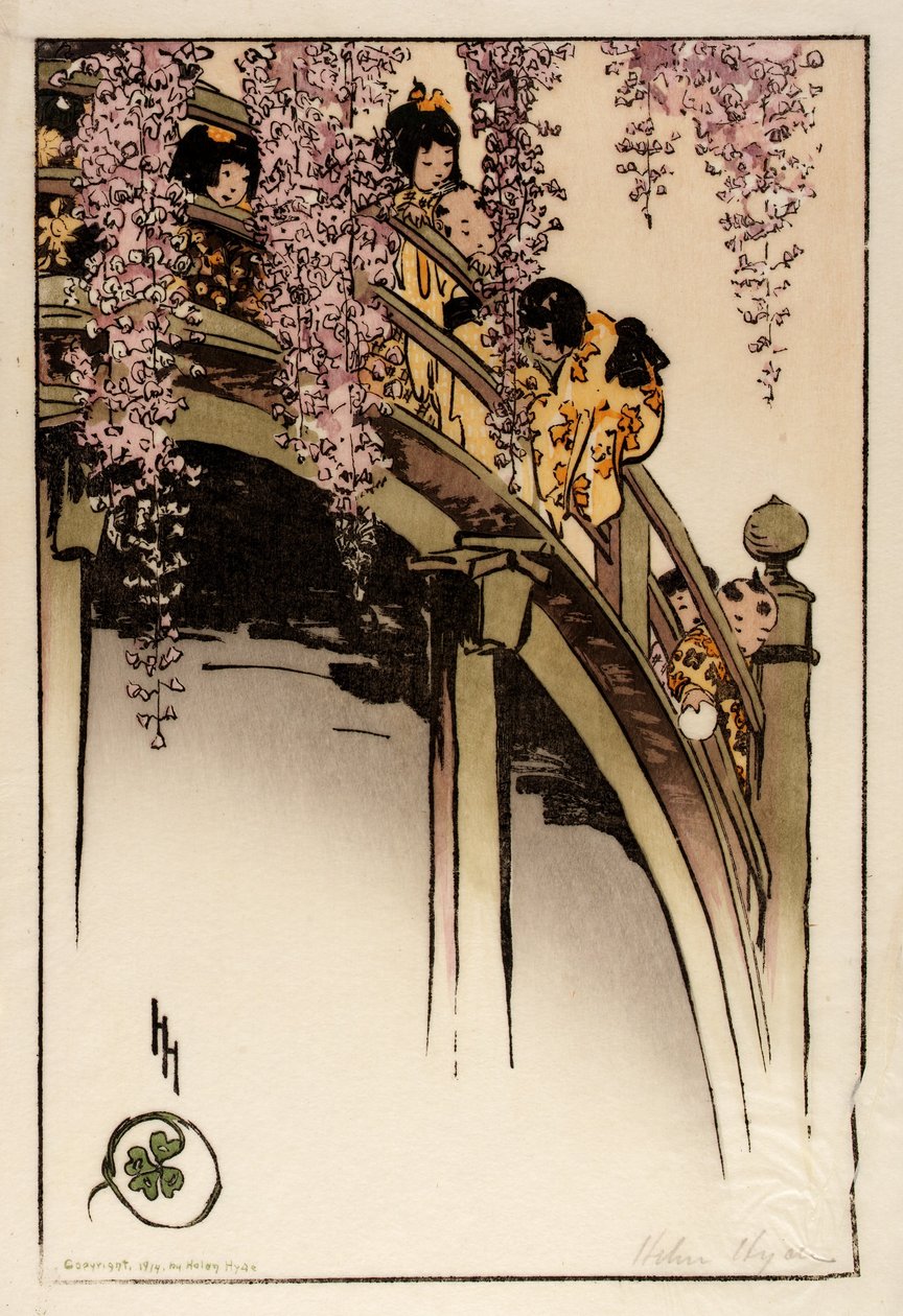 Månbron vid Kameido av Helen Hyde