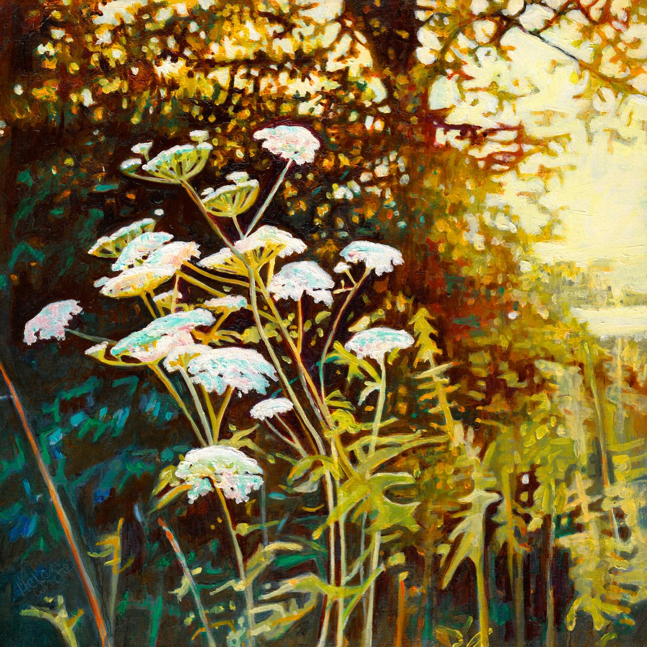 Golden Hedgerow II, 2013 av Helen White
