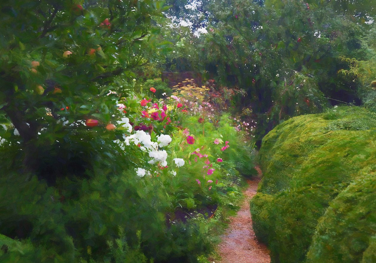 In i trädgården, 2018 av Helen White