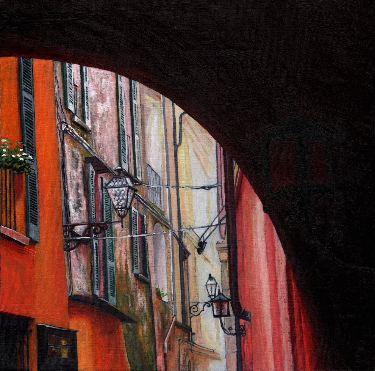 Menaggio-lyktor, 2012, av Helen White