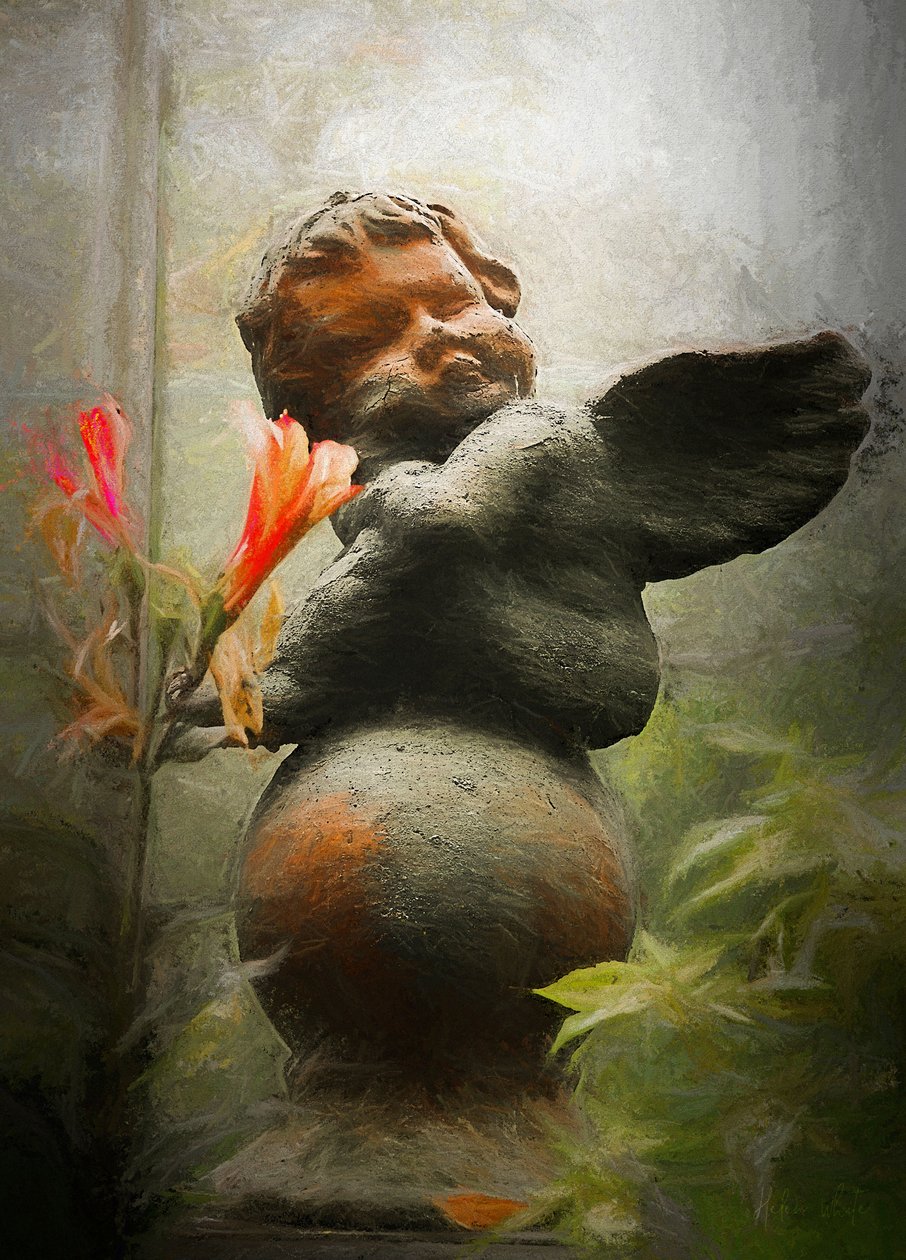 Sleeping Cherub, 2018, av Helen White