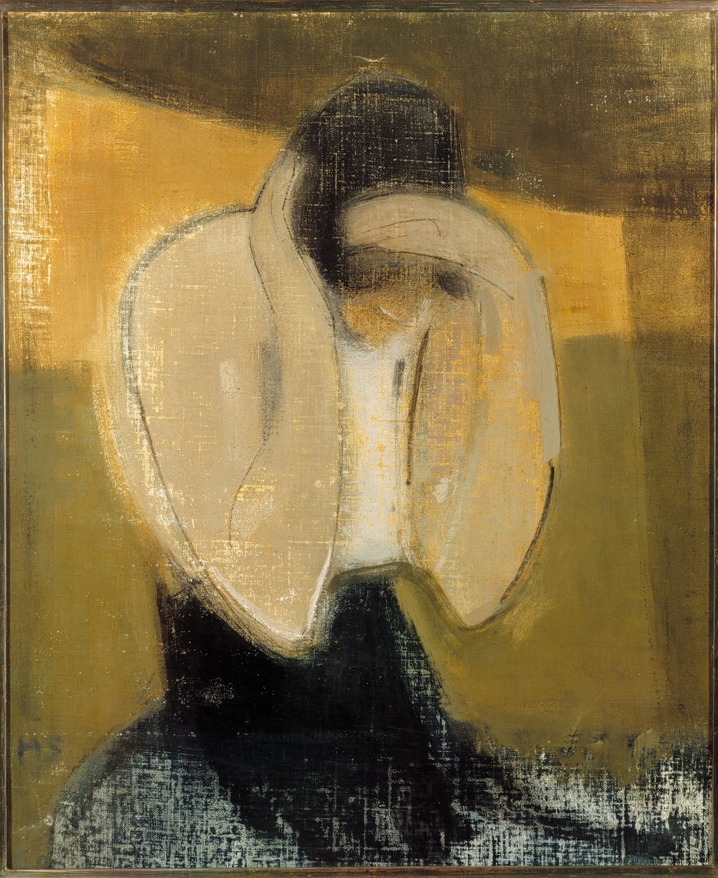 Gipsy Woman, 1919. av Helene Schjerfbeck