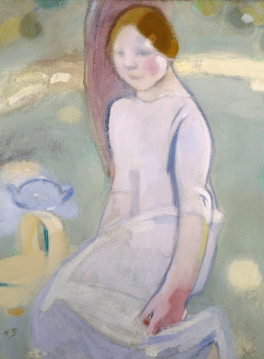 Under Linden, 1911. av Helene Schjerfbeck