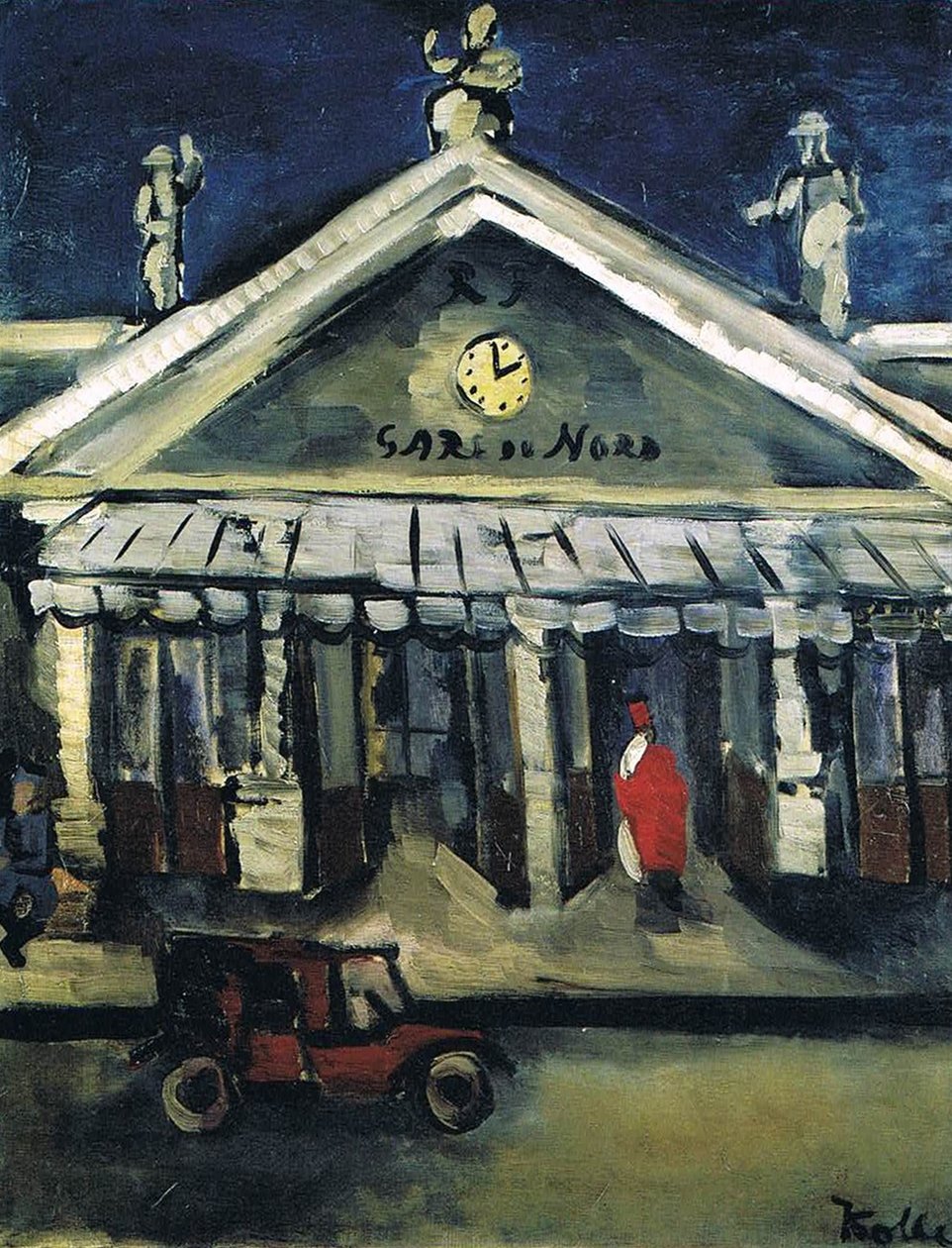 Eingang zum Gare du Nord av Helmut Kolle
