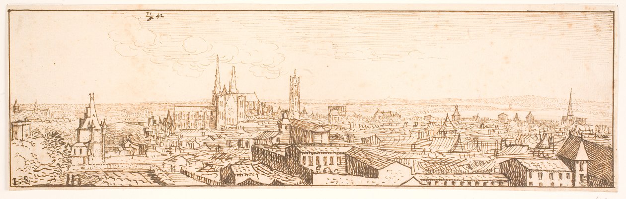 Bordeaux, sett från sydväst av Hem
