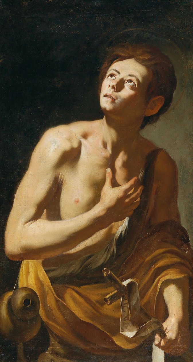 Den unge Sankt Johannes Döparen av Hendrick de Somer