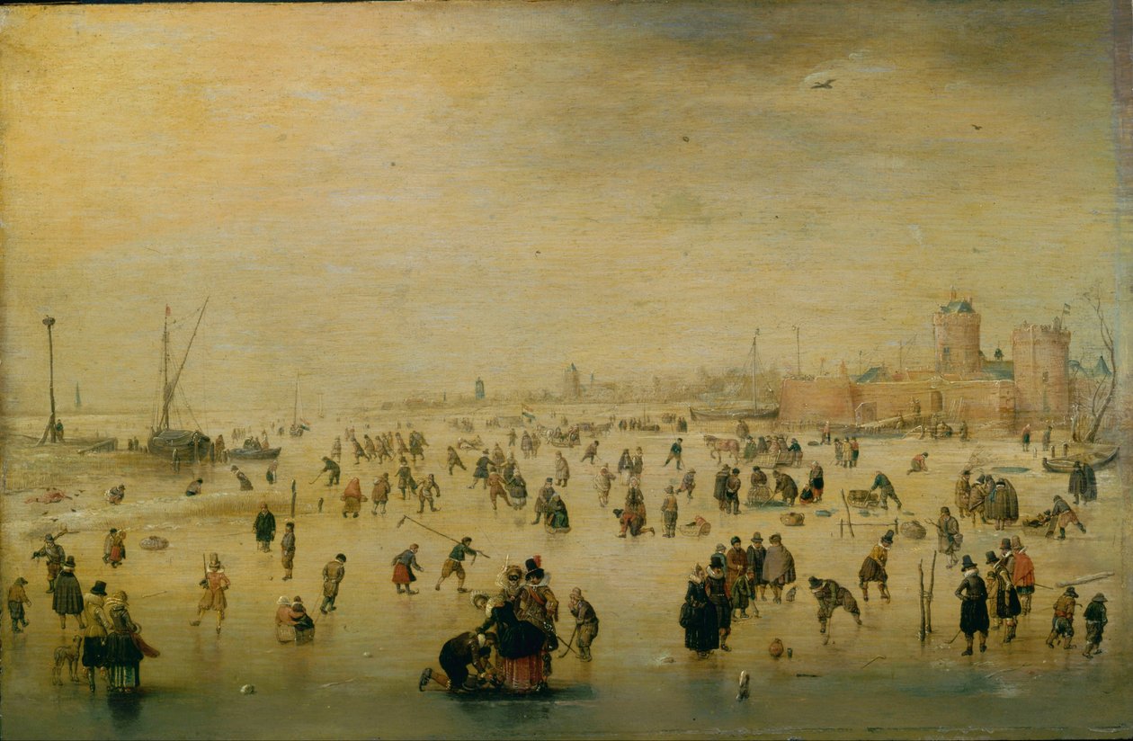 Skridskoscen av Hendrick Avercamp