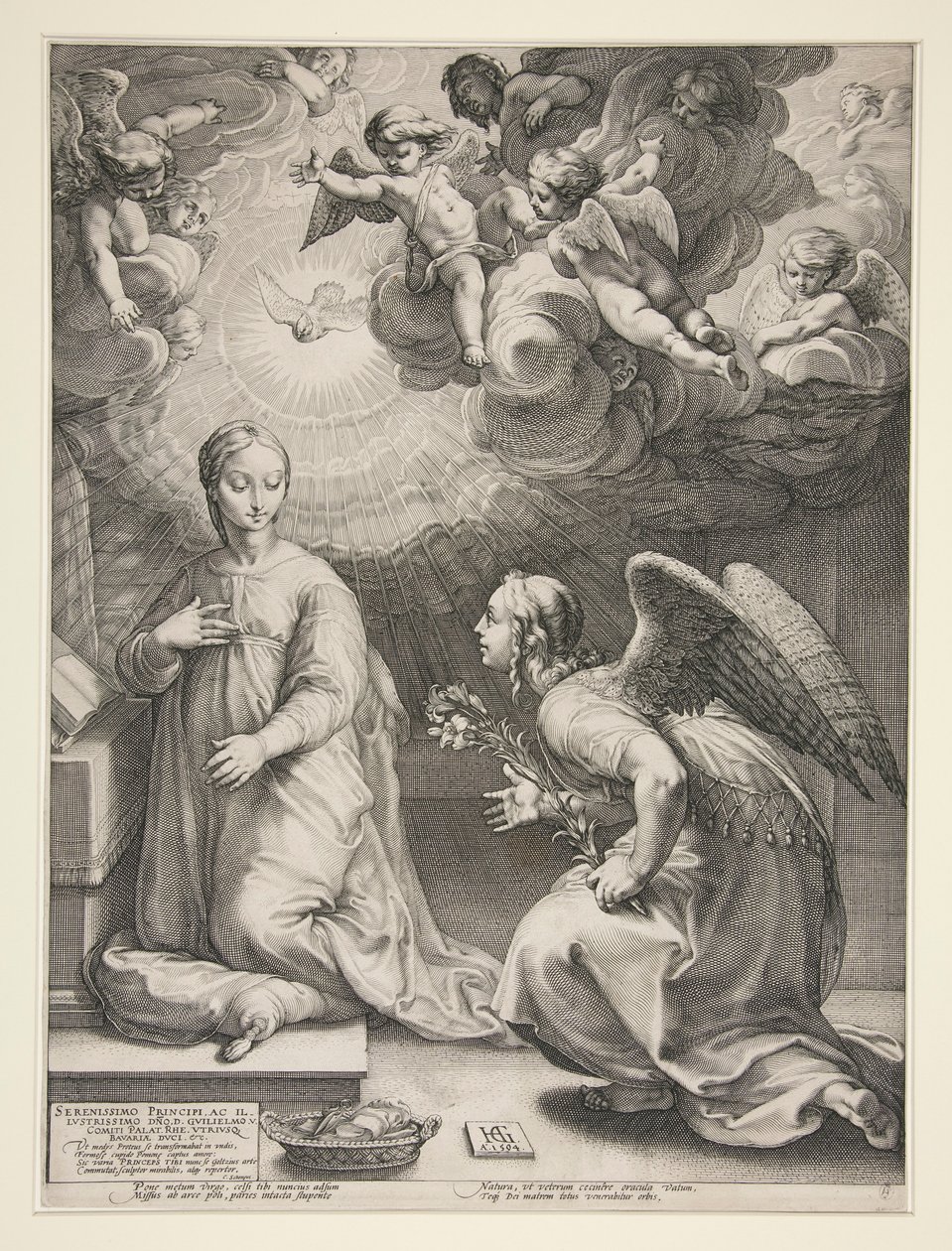 Tillkännagivande av Hendrick Goltzius