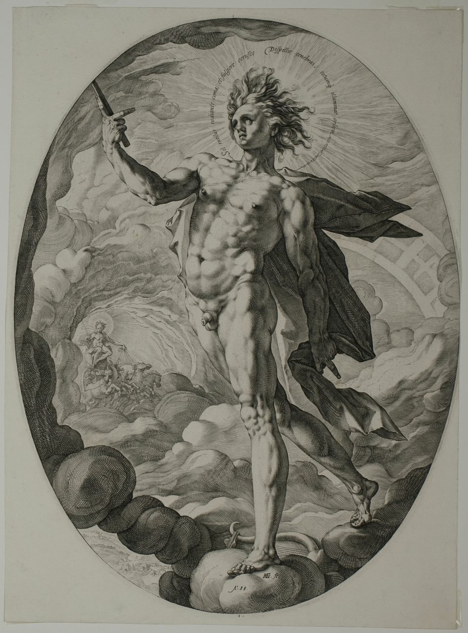Apollo av Hendrick Goltzius