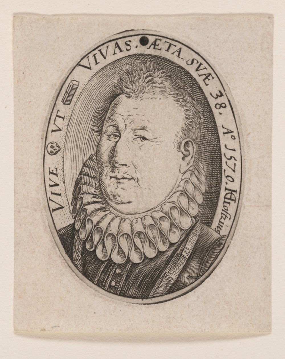 Gerit Jansz. van Schooten av Hendrick Goltzius