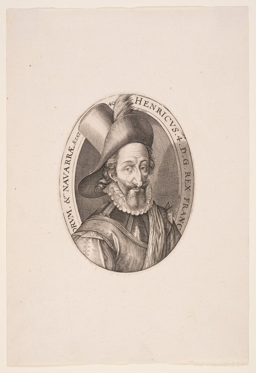 Henrik IV, kung av Frankrike av Hendrick Goltzius