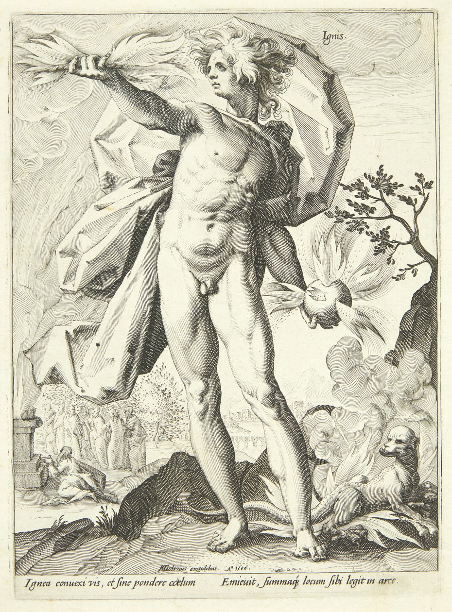 Ild (eld) av Hendrick Goltzius