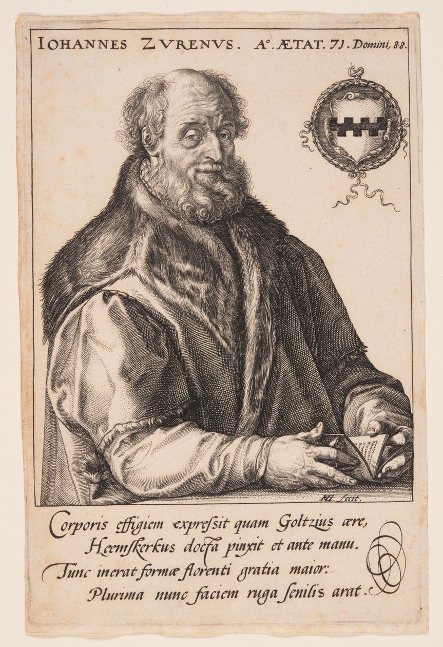 Jan van Zuren, borgmästare i Haarlem av Hendrick Goltzius
