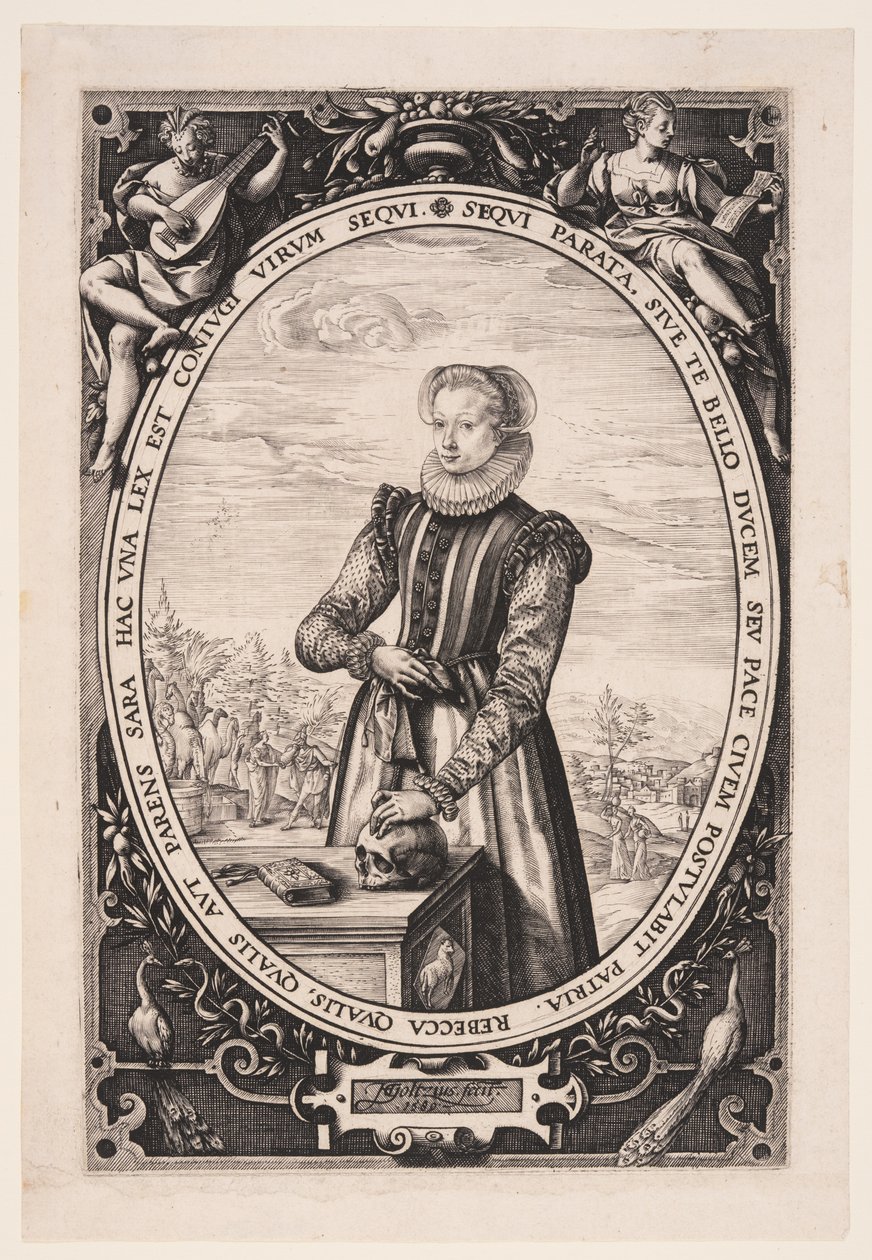 Josina Hamels av Hendrick Goltzius