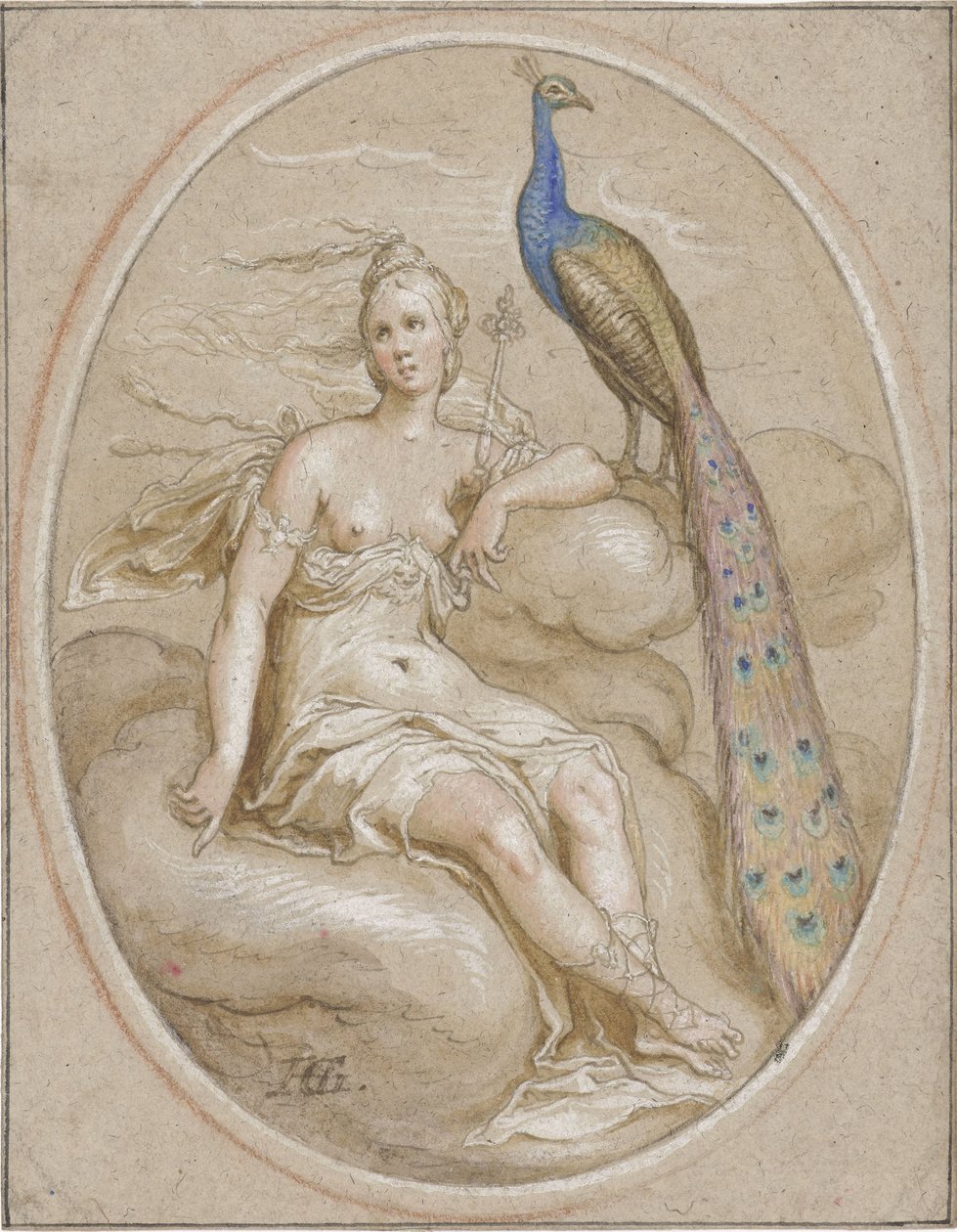 Juno av Hendrick Goltzius
