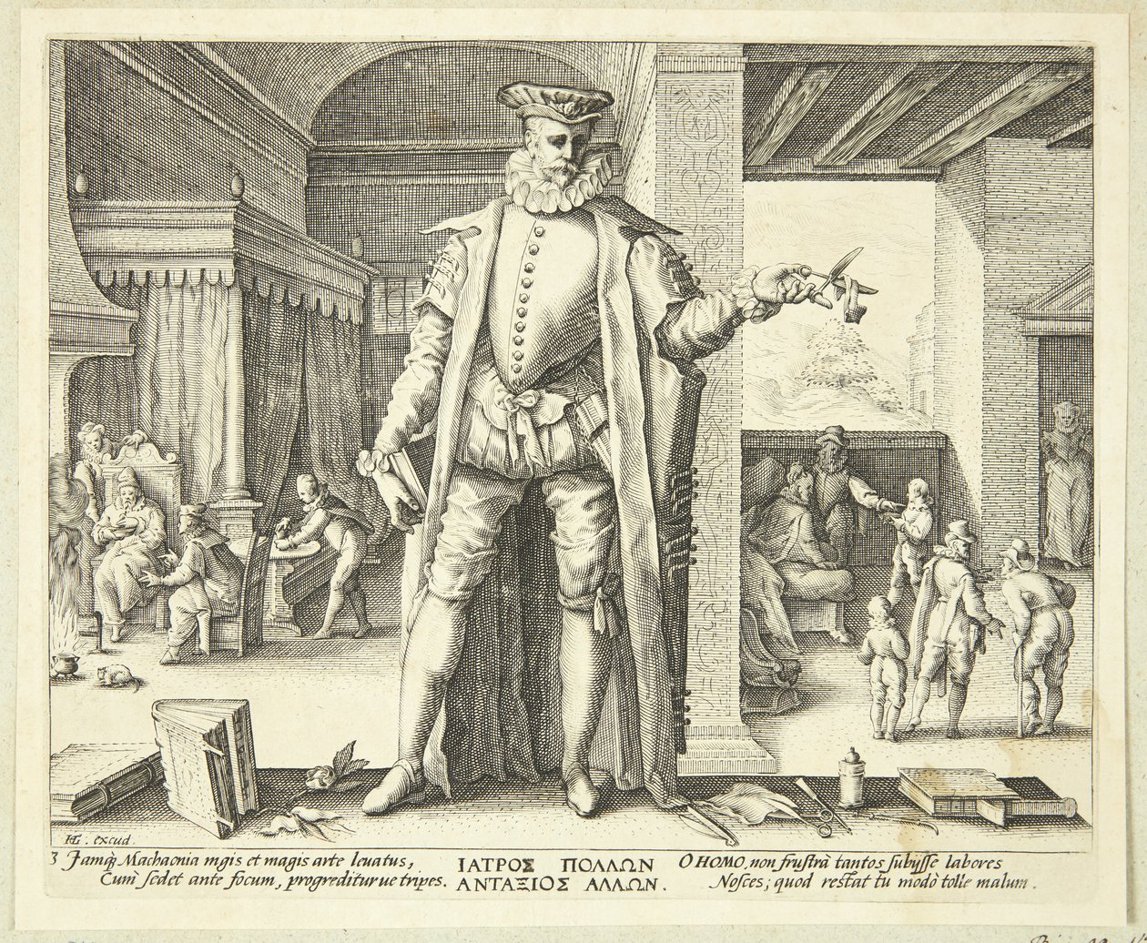 Läkaren som människa av Hendrick Goltzius